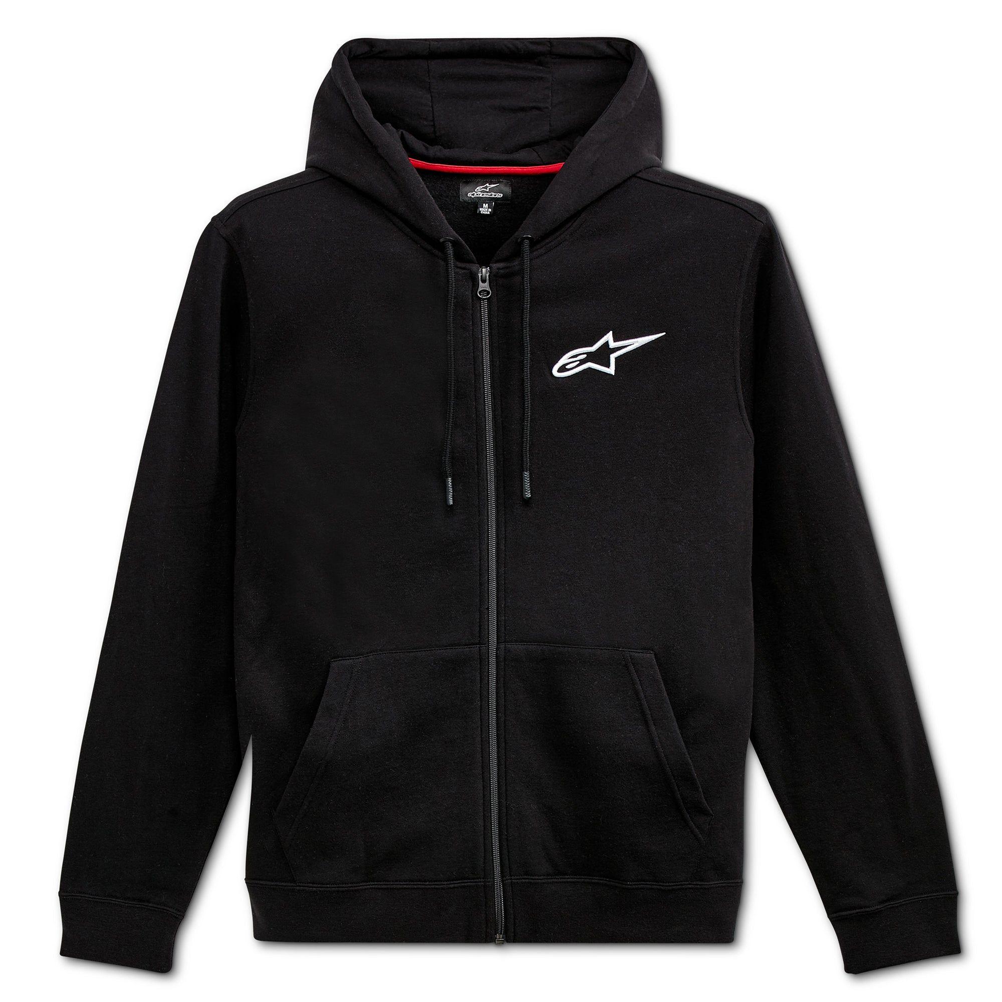 Poleron  Alpinestars Ageless Chest Negro/Blanco-0