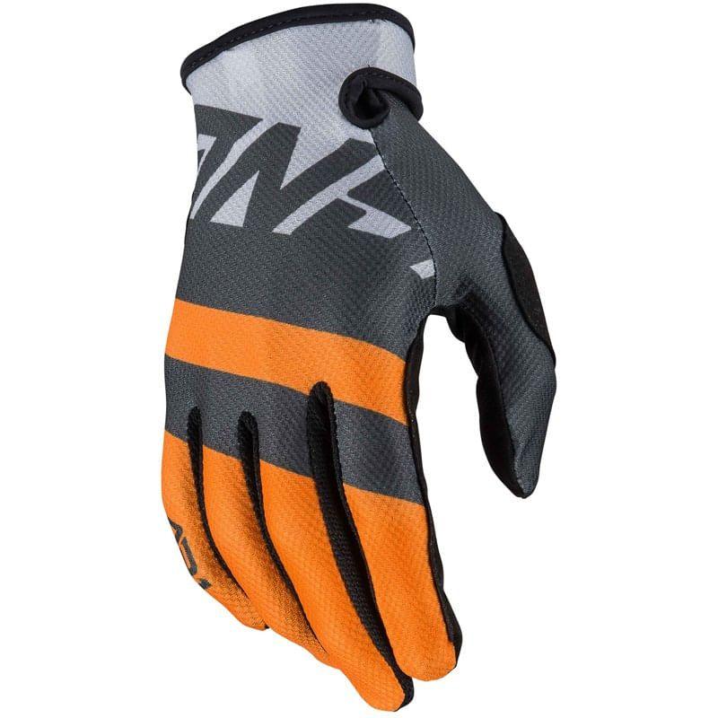 Guantes Moto Mx Answer Ar-1 Carbon/Naranja/Gris-0