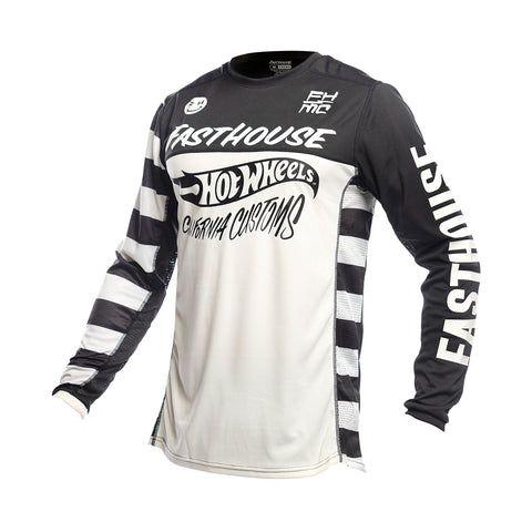Jersey Mx Niño Fasthouse Grindhouse Hw Blanco/Negro-0