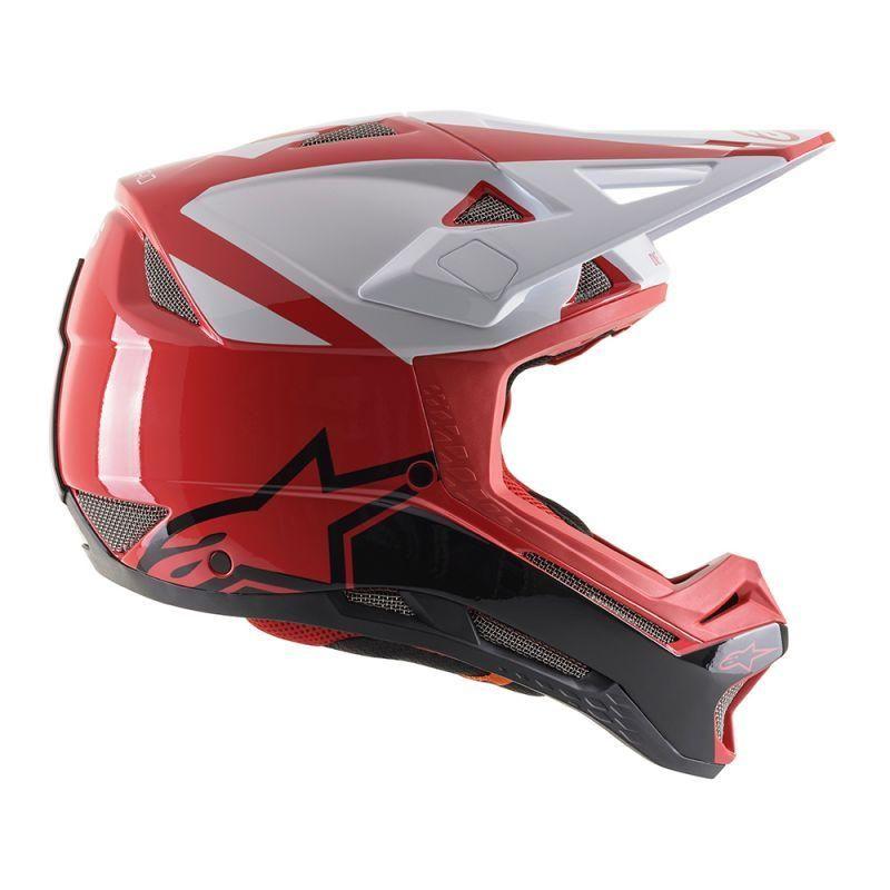 Casco Ciclismo Astars Missile Pro Rojo/Blanco-2