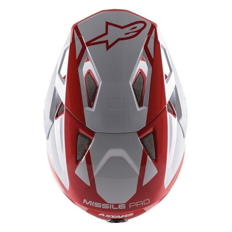 Casco Ciclismo Astars Missile Pro Rojo/Blanco-4