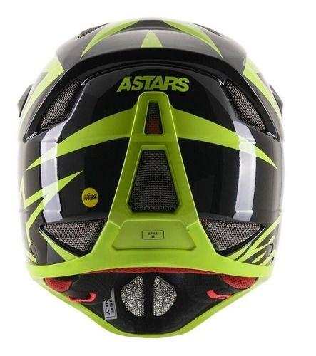 Casco Ciclismo Astars Missile Tech Negro/Amarillo-2