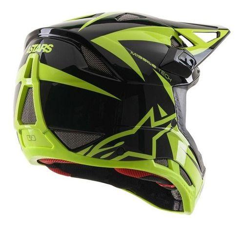 Casco Ciclismo Astars Missile Tech Negro/Amarillo-3