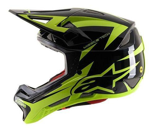 Casco Ciclismo Astars Missile Tech Negro/Amarillo-4