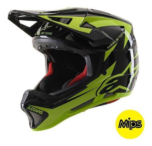 Casco Ciclismo Astars Missile Tech Negro/Amarillo-7