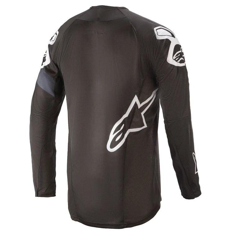 Jersey Ciclismo Astars Techstar M.Larga Negro/Celeste-1