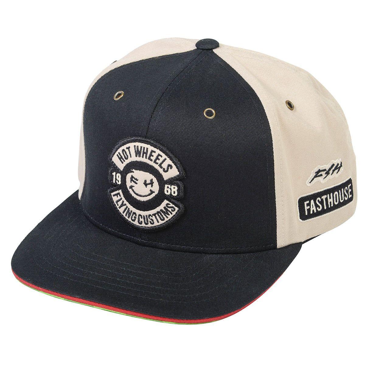 Gorro Fasthouse Dash Hot Wheels Negro/Beige-6