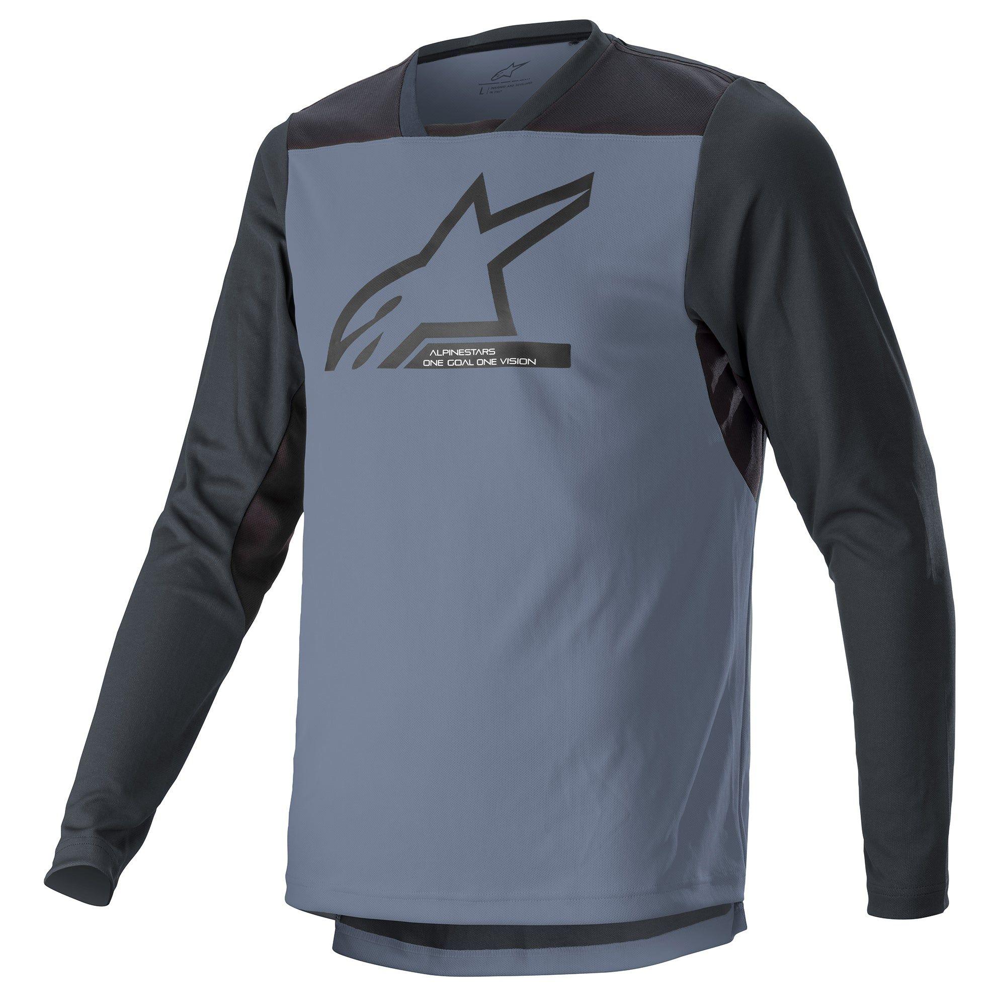 Jersey Ciclismo Astars Drop 6.0 M.Larga Gris/Negro-0