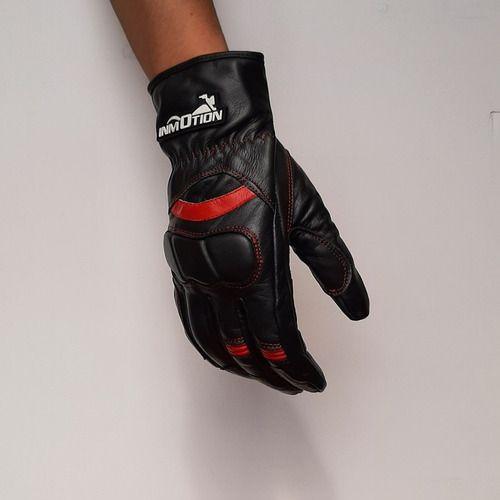 Guantes Moto Calle Inmotion Leather Negro/Rojo-0