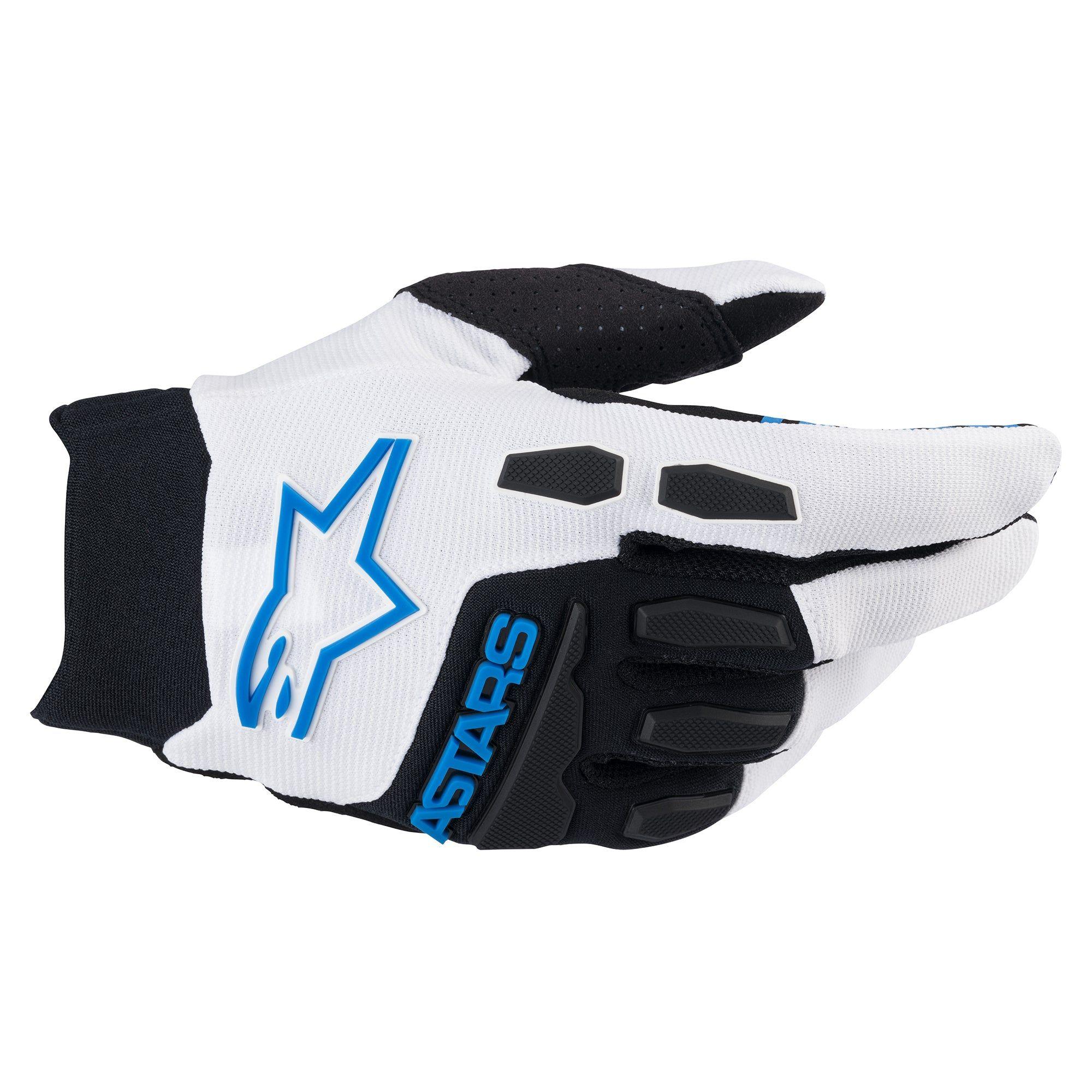 Guantes Ciclismo Astars Freeride Blanco/Celeste-3