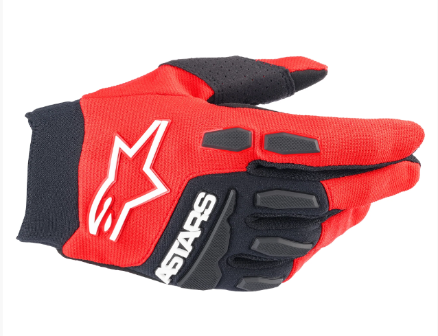 Guantes Ciclismo Astars Freeride Rojo/Blanco-0