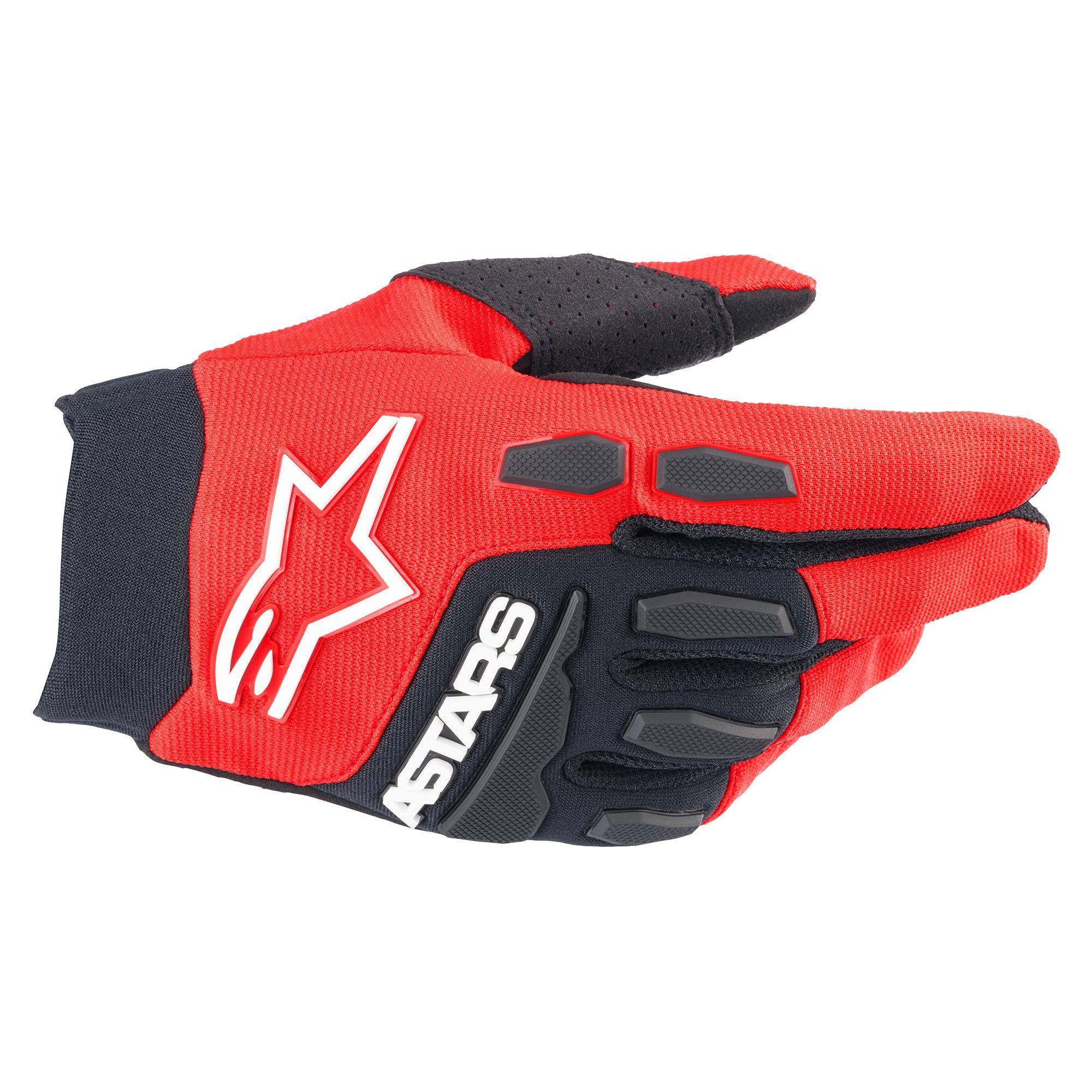 Guantes Ciclismo Astars Freeride Rojo/Blanco-3