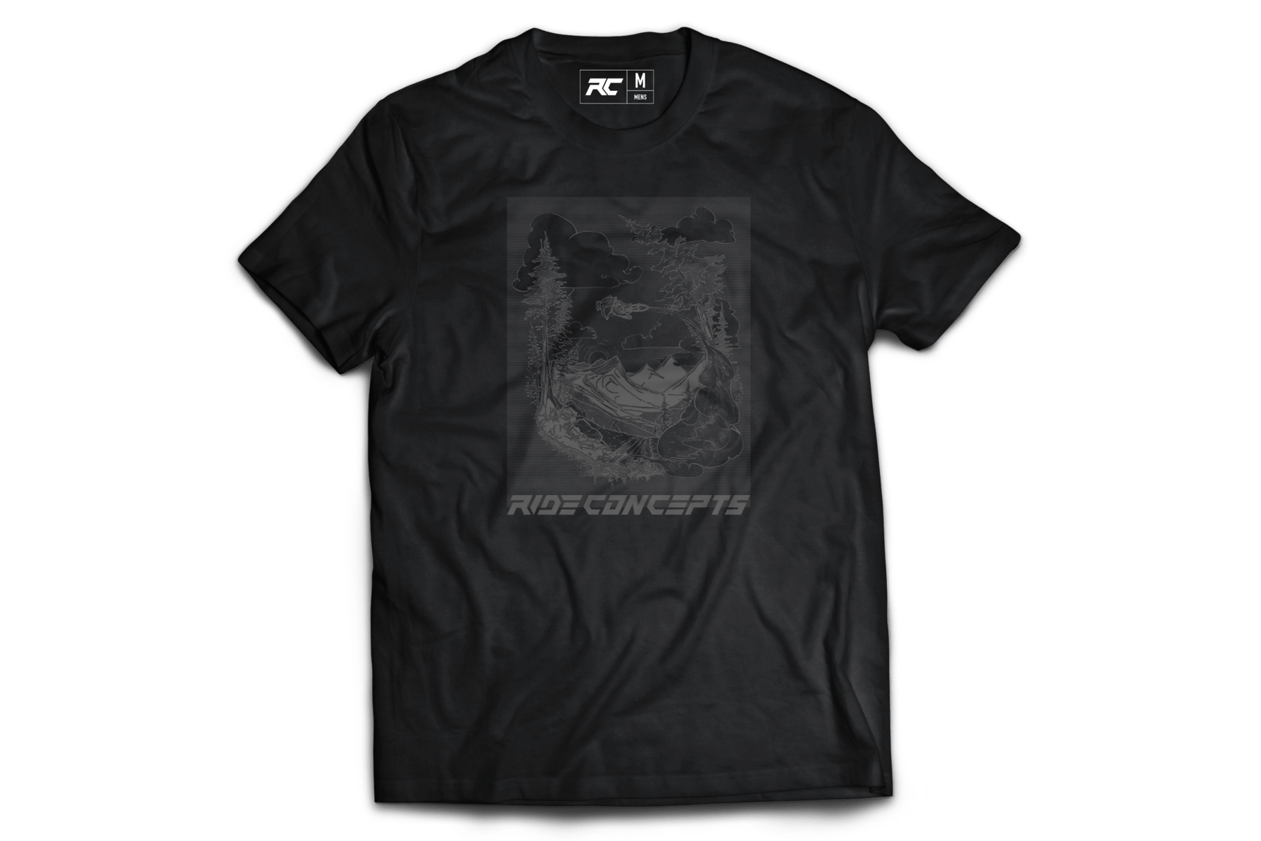 Polera Ride Concepts Downhill Negro/Gris-0