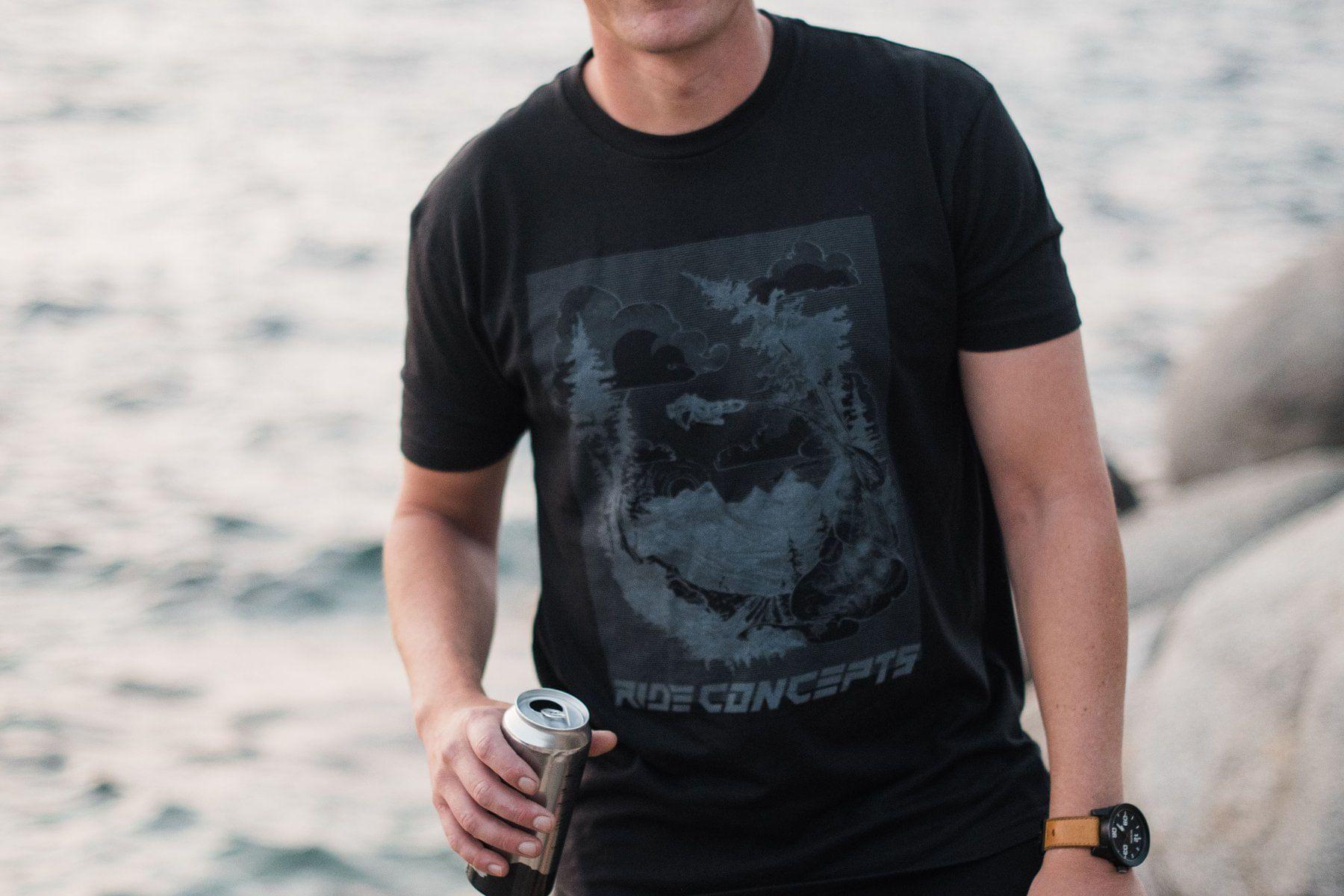 Polera Ride Concepts Downhill Negro/Gris-2