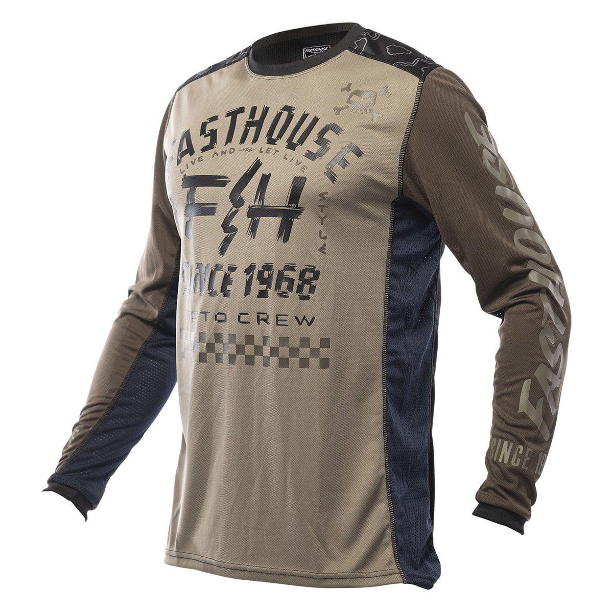 Jersey Moto Mx Fasthouse Off-Road Verde/Negro-0