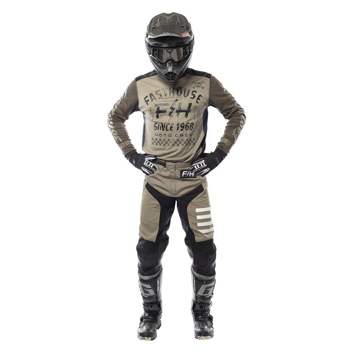 Jersey Moto Mx Fasthouse Off-Road Verde/Negro-1