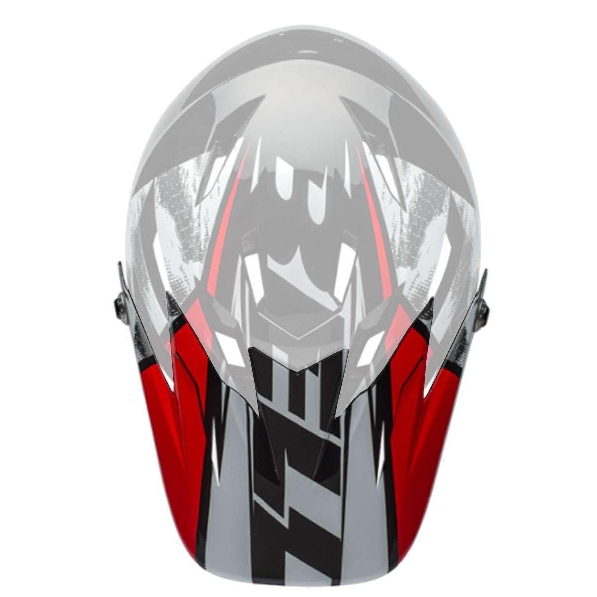 Visera Ciclismo Bell Sanction Blanco/Negro/Rojo-0
