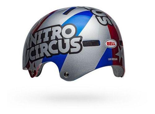 Casco Ciclismo Bell Local Rojo/Gris/Azul-2