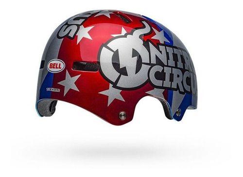 Casco Ciclismo Bell Local Rojo/Gris/Azul-4