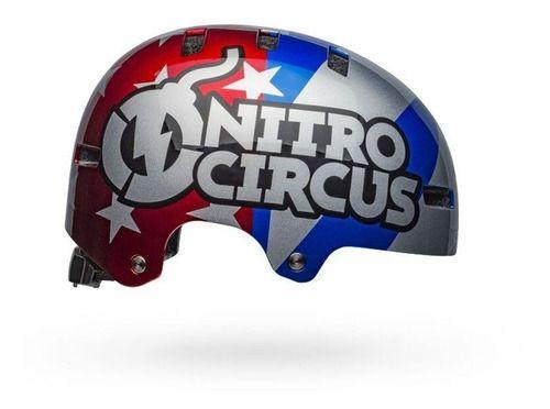 Casco Ciclismo Bell Local Rojo/Gris/Azul-5