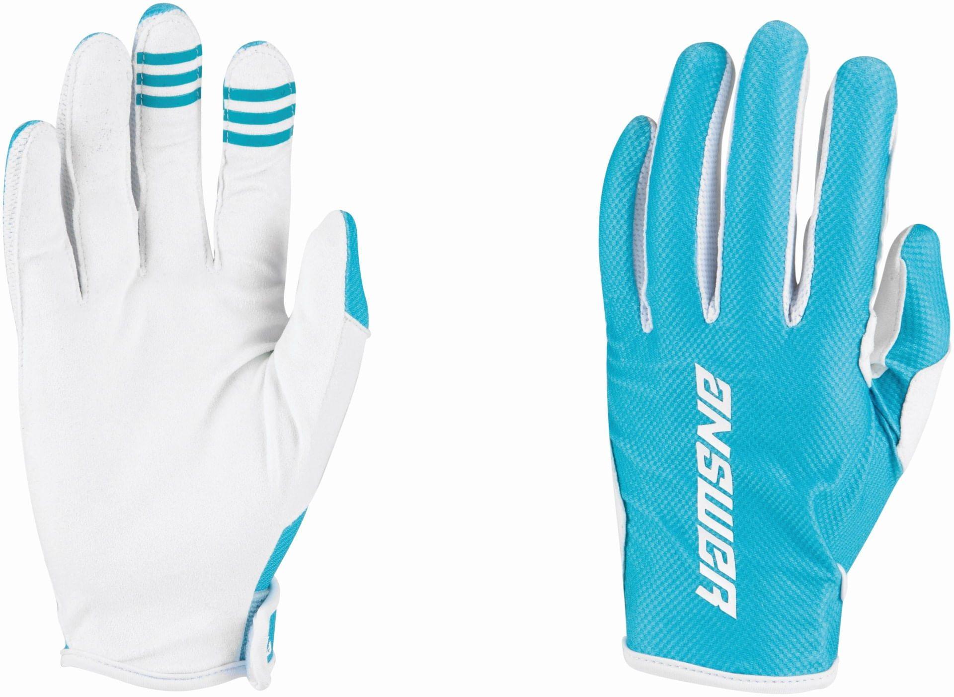 Guantes Moto Mx Niño Answer Ascent Celeste-0