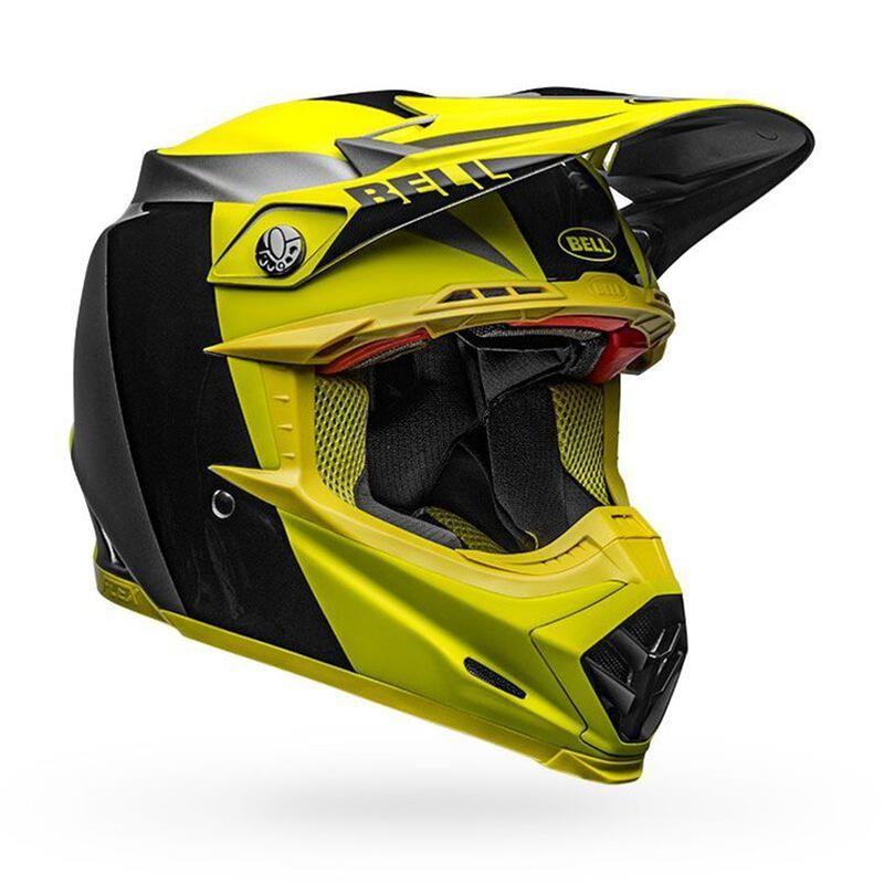 Casco Moto Mx Bell Moto-9 Flex Neg/Am/Fluor-0
