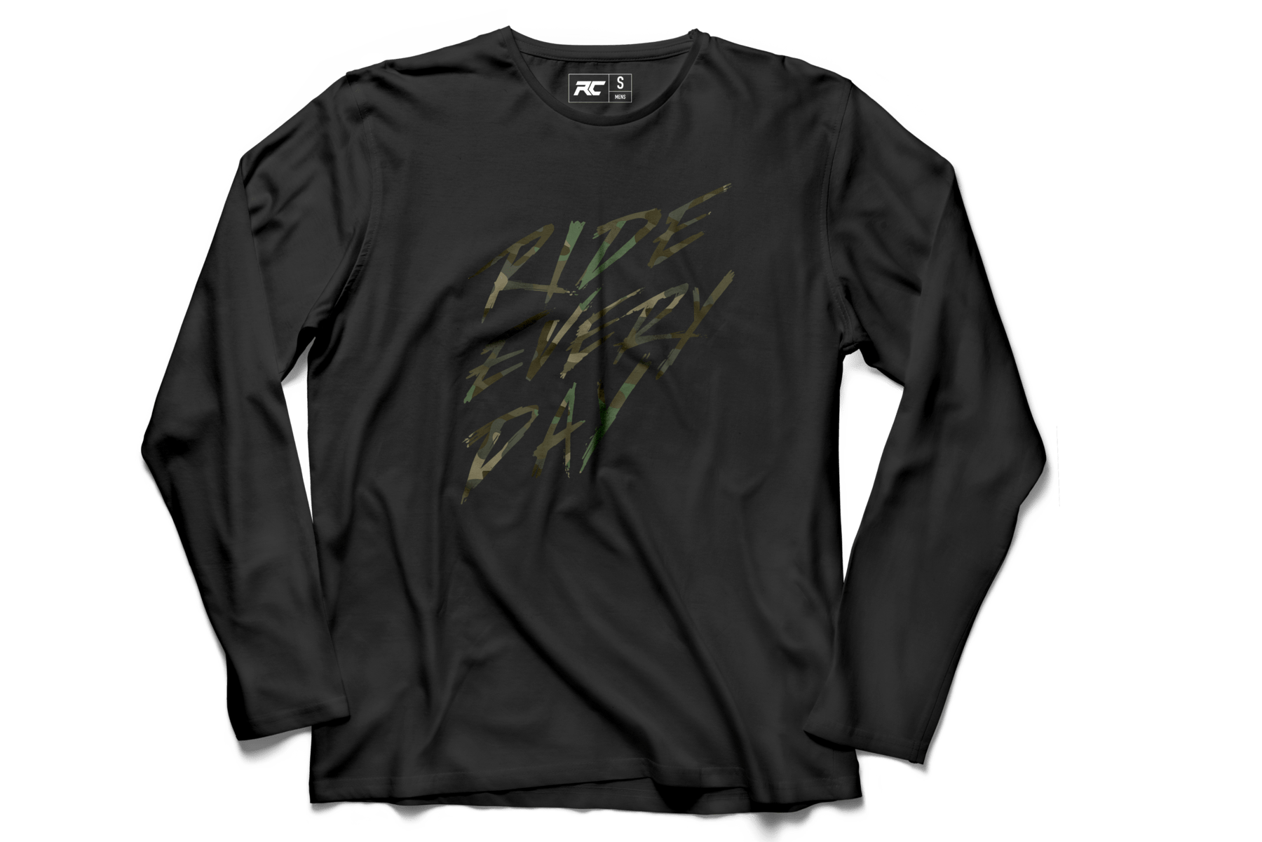 Polera Ride Concepts Ride Every Day Negro/Camo-0