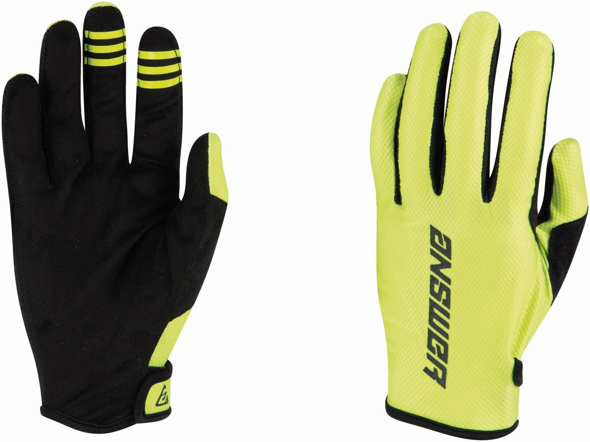 Guantes Moto Mx Niño Answer Ar-1 Amarillo/Negro-0
