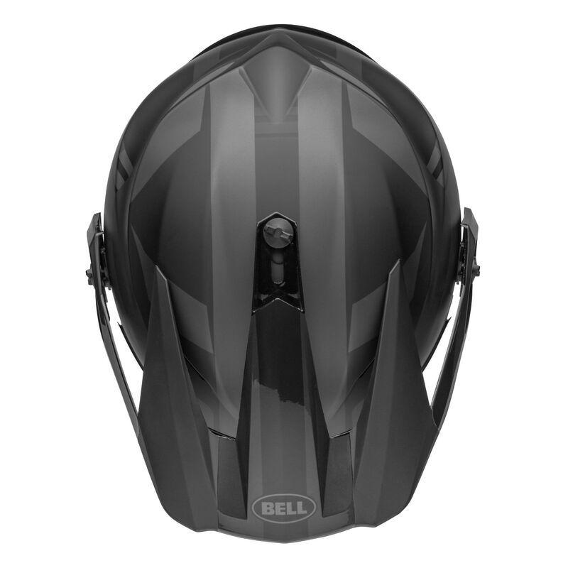 Casco Moto Calle Bell Mx-9 Adventure Blackout Negro/Gris-3
