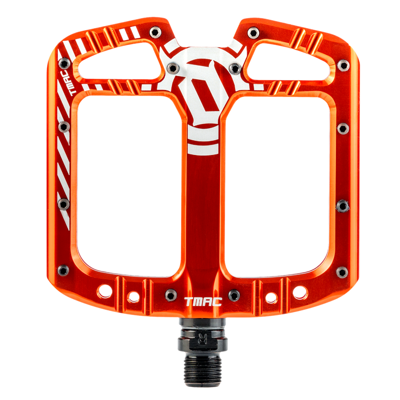 Pedales Ciclismo Deity Tmac Naranja U-0