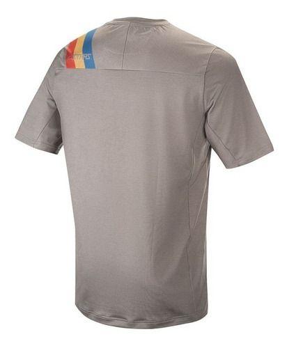 Jersey Ciclismo  Alps 4.0 Manga Corta Gris/Azul-1