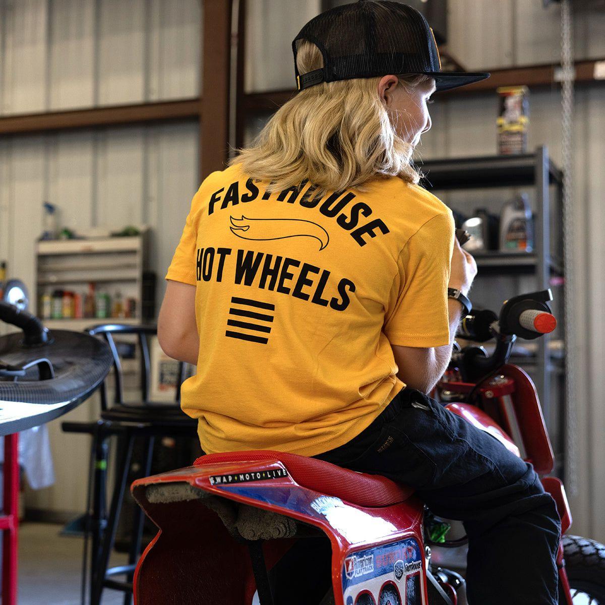 Polera Fasthouse Major Hot Wheels Dorado-1