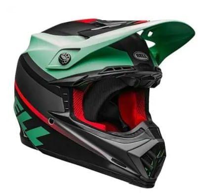 Casco Moto Mx Bell Moto-9 Mips Verde/Fluor/Negro-0