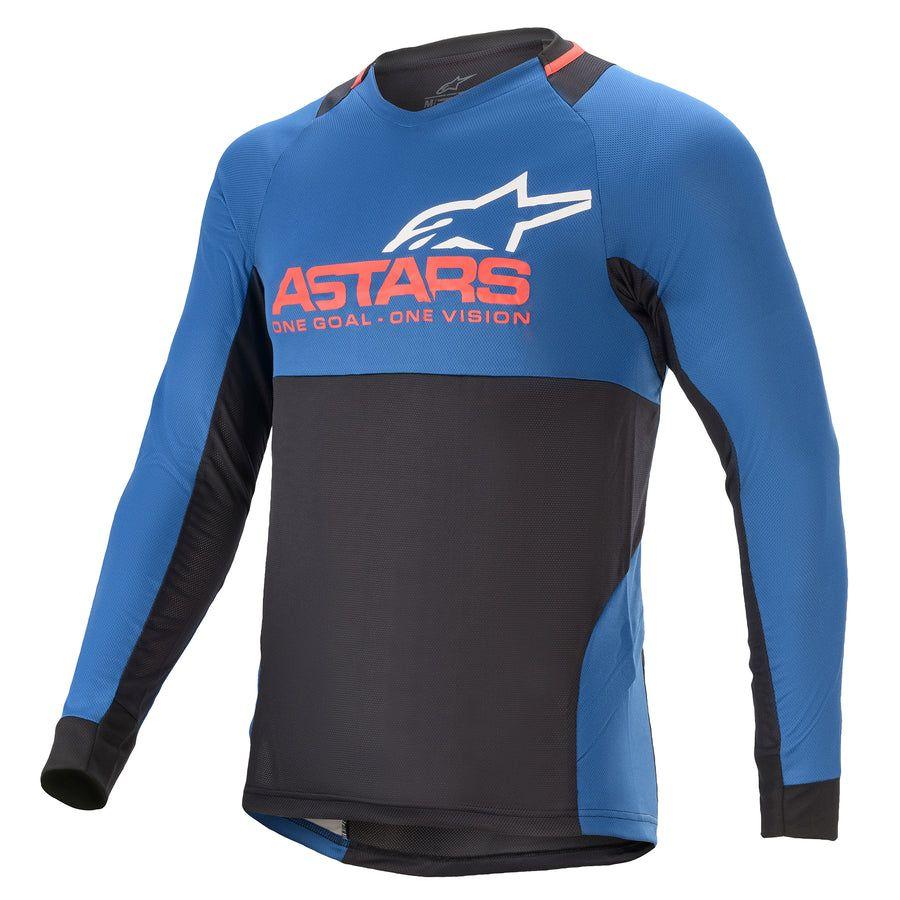 Jersey Bike Astars Drop 8.0 Manga Larga Az/Rojo-0