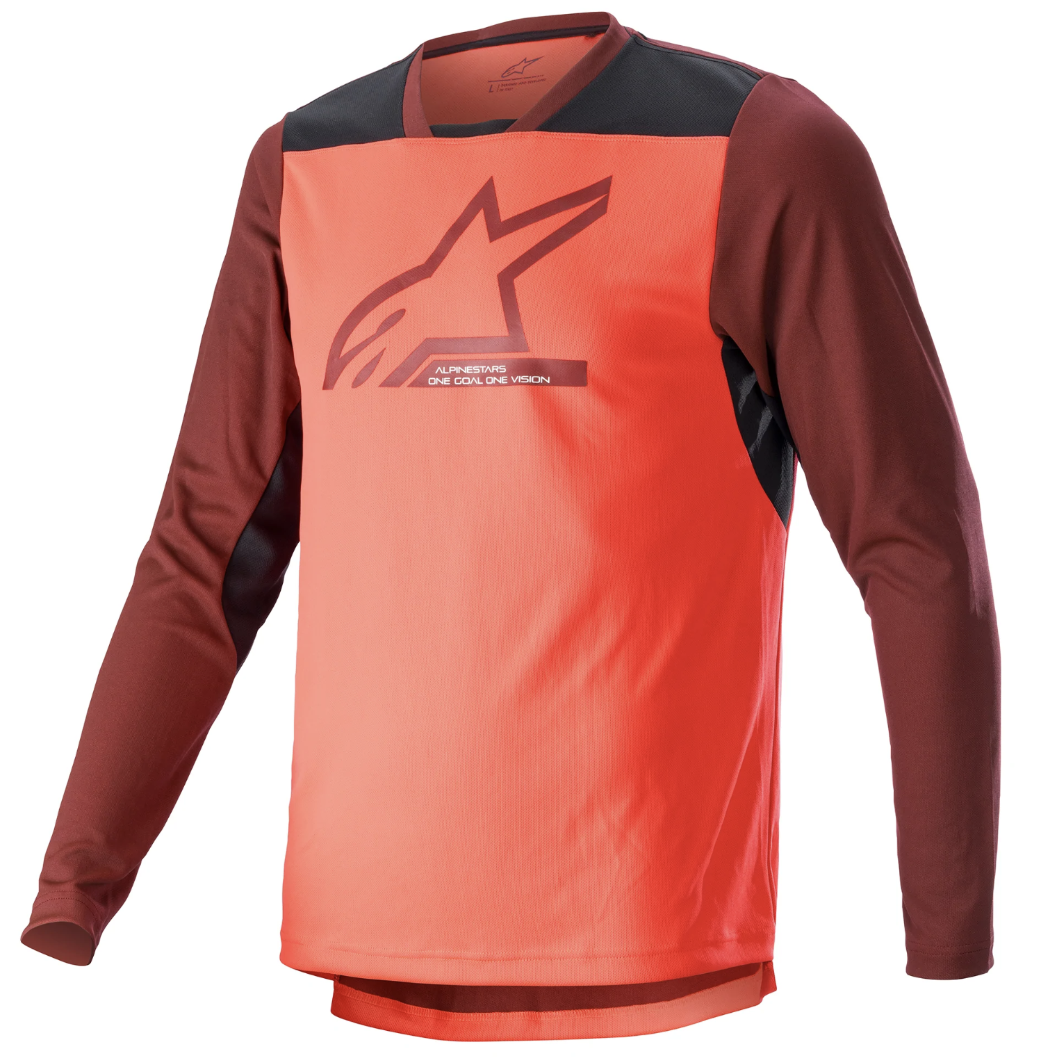Jersey Ciclismo Astars Drop 6.0 Manga Larga Rojo/Negro-0