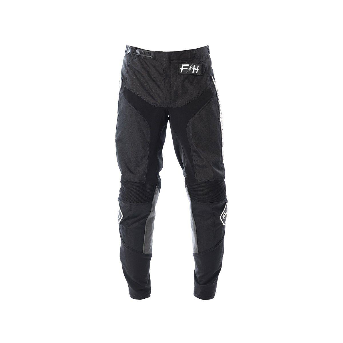 Pantalon Moto Mx Niño Fasthouse Grindhouse Negro-3