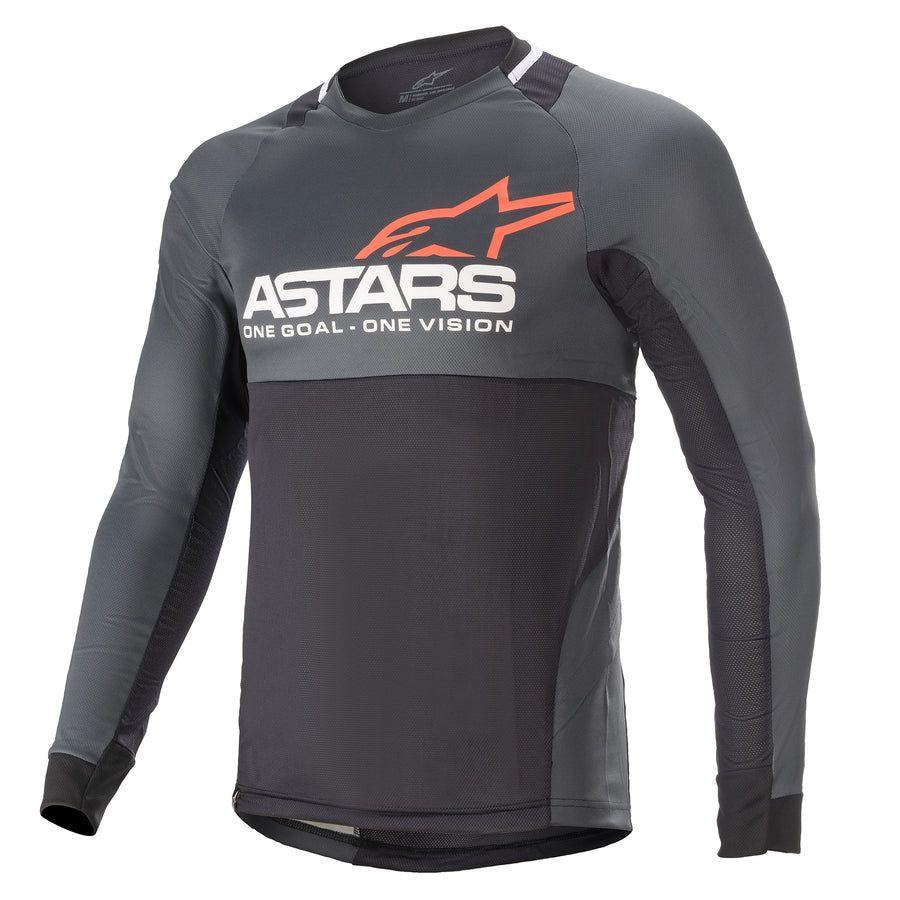 Jersey Bike Astars Drop 8.0 M.Larga Neg/Rojo-3