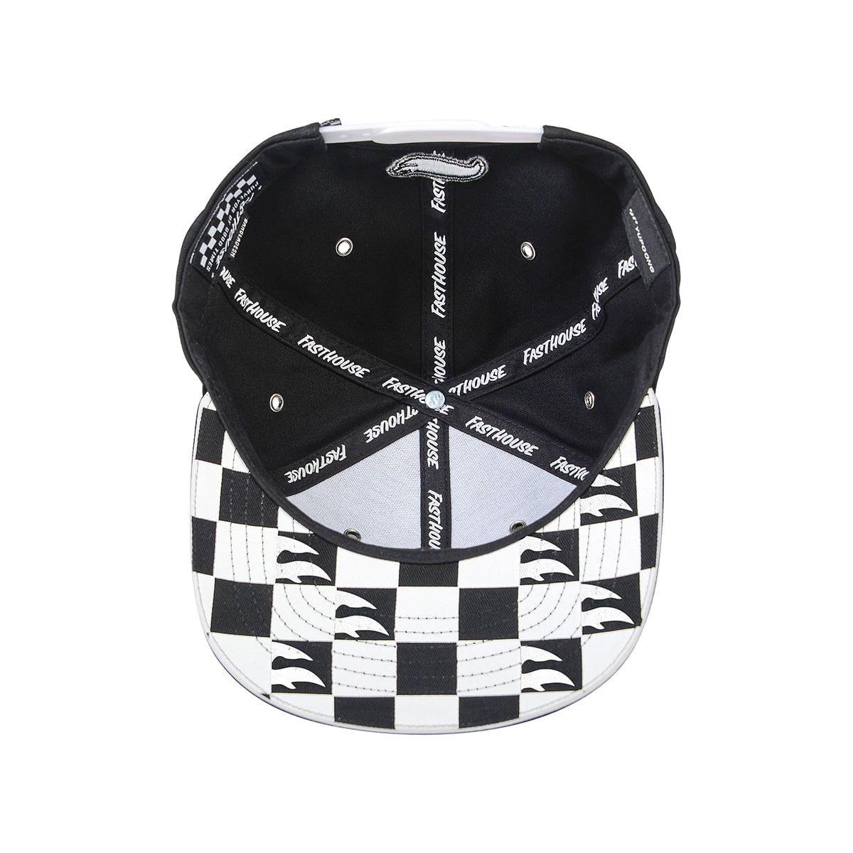 Gorro Fasthouse Staging Hot Wheels Negro/Blanco 2-2
