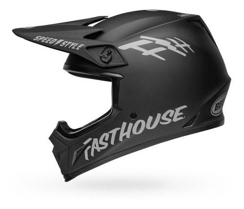 Casco Moto Mx Fasthouse Mx-9 Mips Negro/Blanco-1