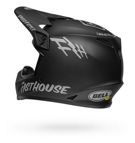 Casco Moto Mx Fasthouse Mx-9 Mips Negro/Blanco-2