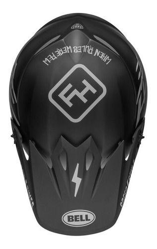 Casco Moto Mx Fasthouse Mx-9 Mips Negro/Blanco-6