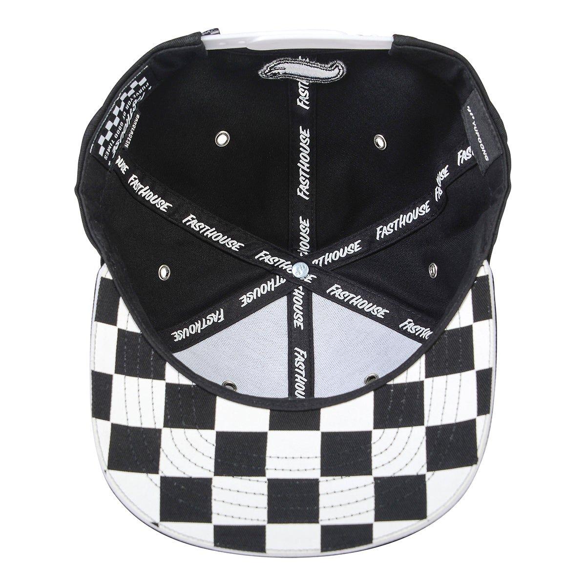 Gorro Fasthouse Staging Hot Wheels Negro/Blanco-3