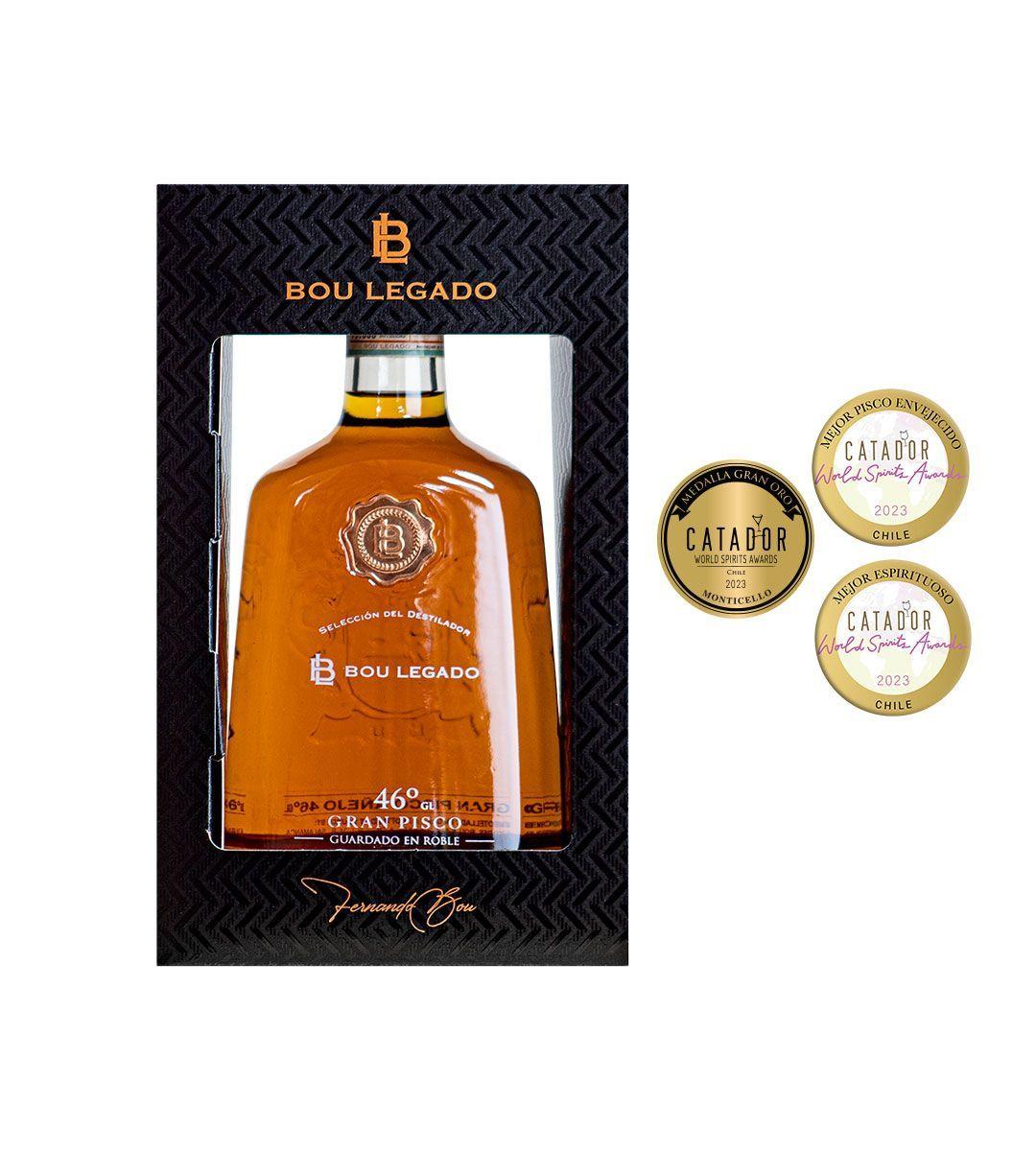 GRAN PISCO BOU LEGADO 46º SELECCIÓN DEL DESTILADOR-2