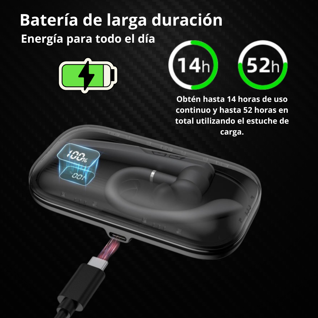 Auricular Bluetooth Manos Libres N19 Micr fono con Cancelaci n de Ruido para Conducir y Oficina-6