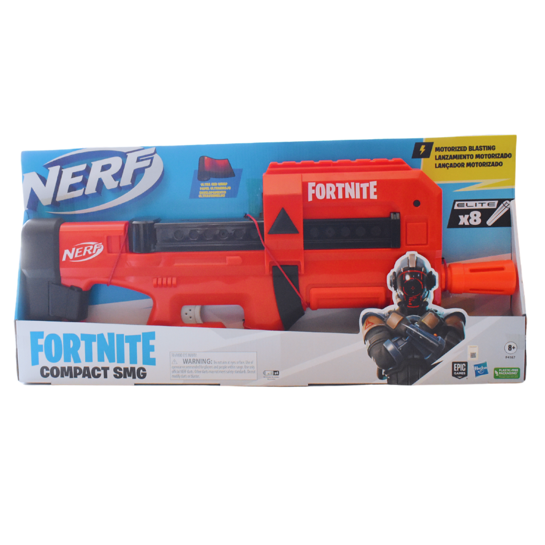 Lanzador Motorizado Nerf Fortnite Compact Smg-0