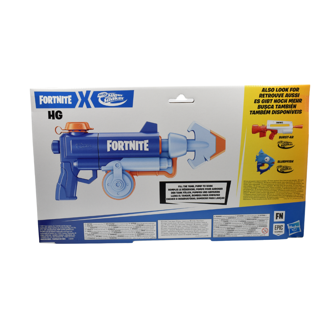 Pistola De Agua Nerf Fortnite Arpon Hg Super Soaker-3
