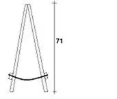 Caballete plegable de madera-7