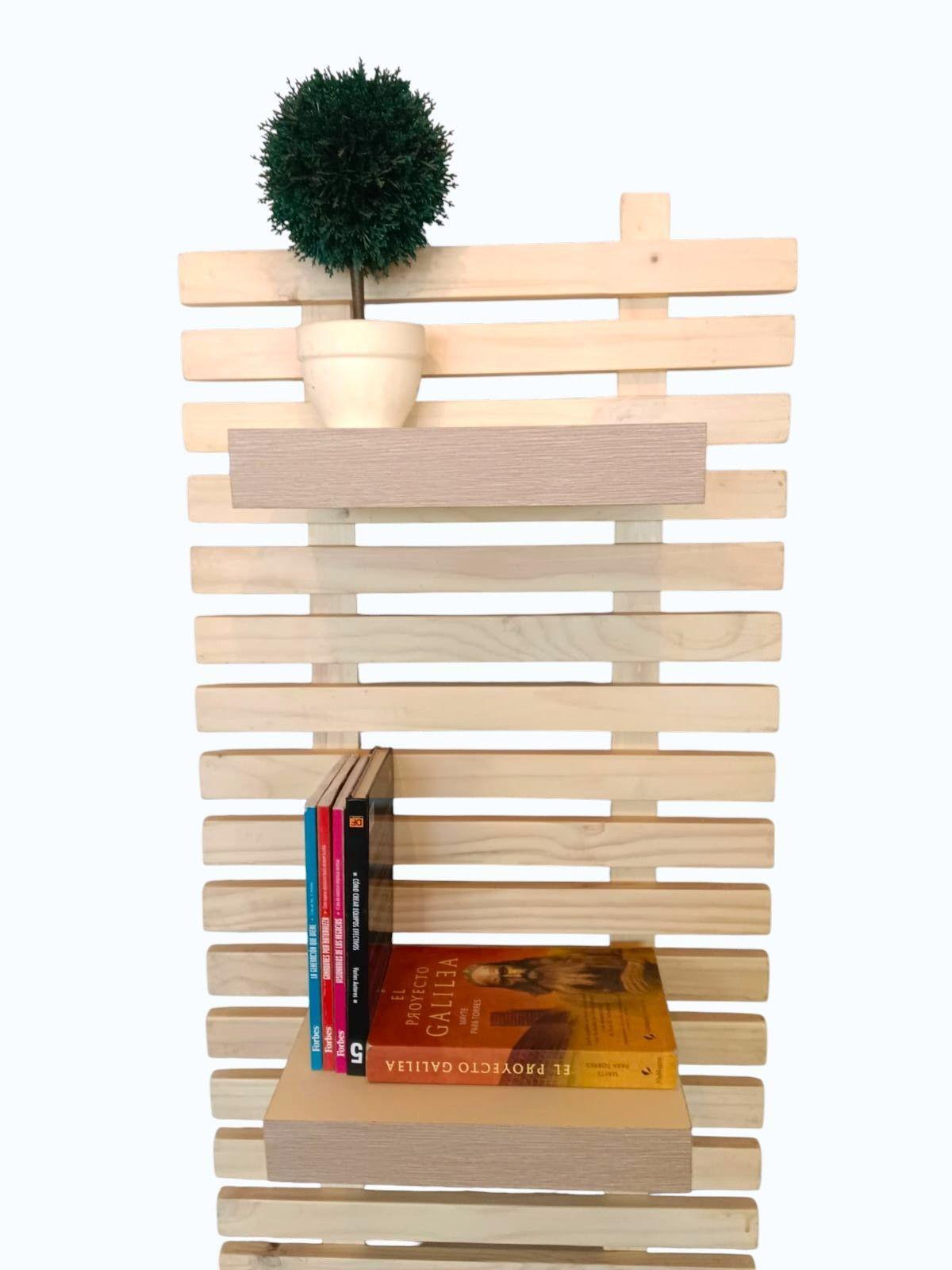 Repisero Vertical Rib Wood-6