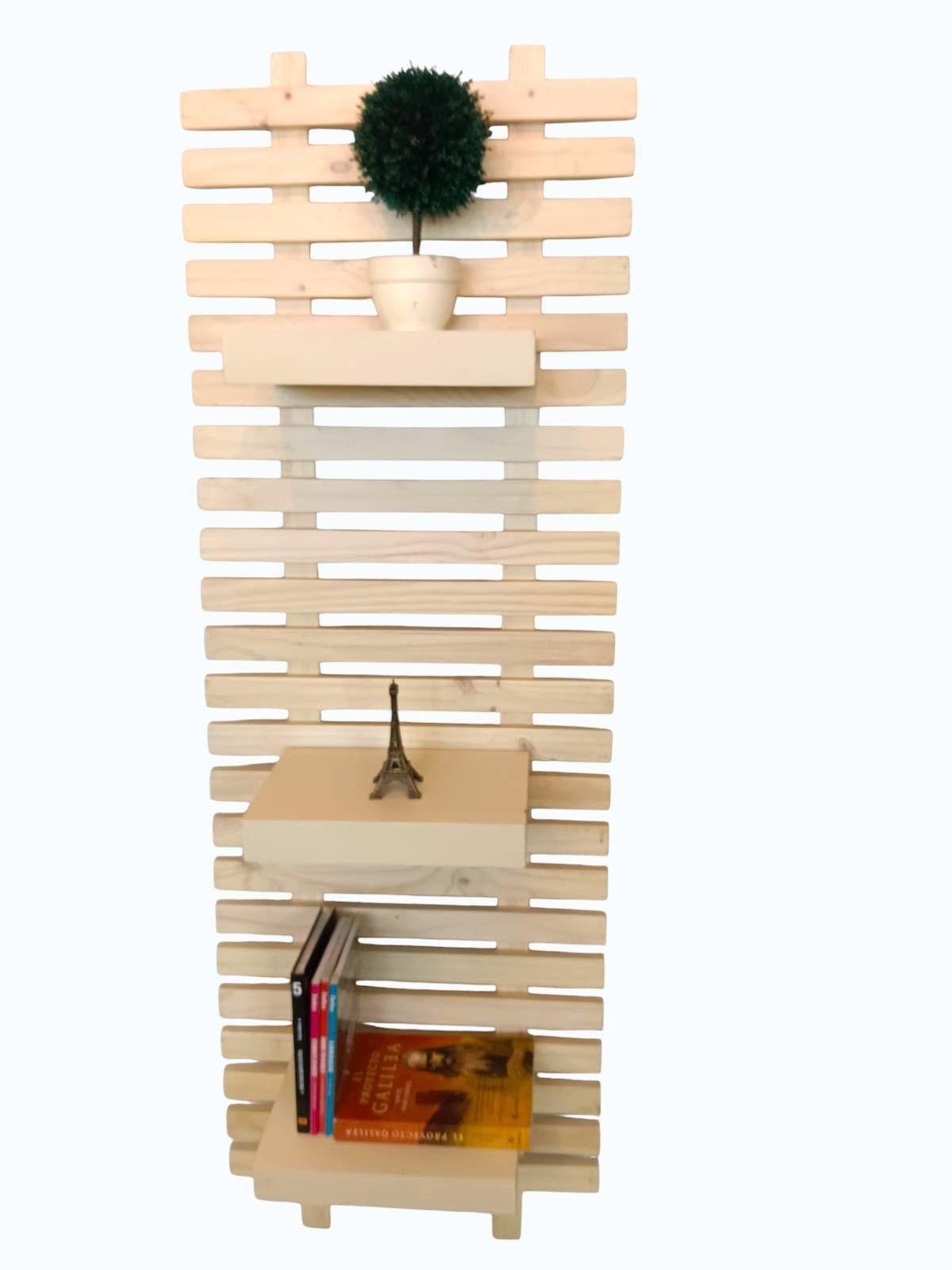 Repisero Vertical Rib Wood-9