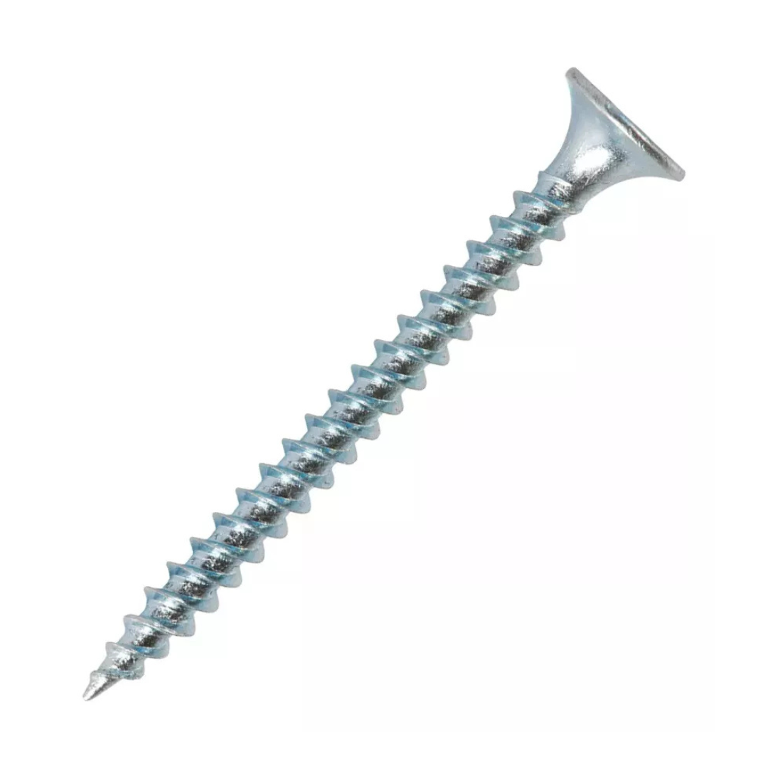 Tornillo Volcanita Punta Fina zincado 6 X 1 1/4  - 100 UND-0